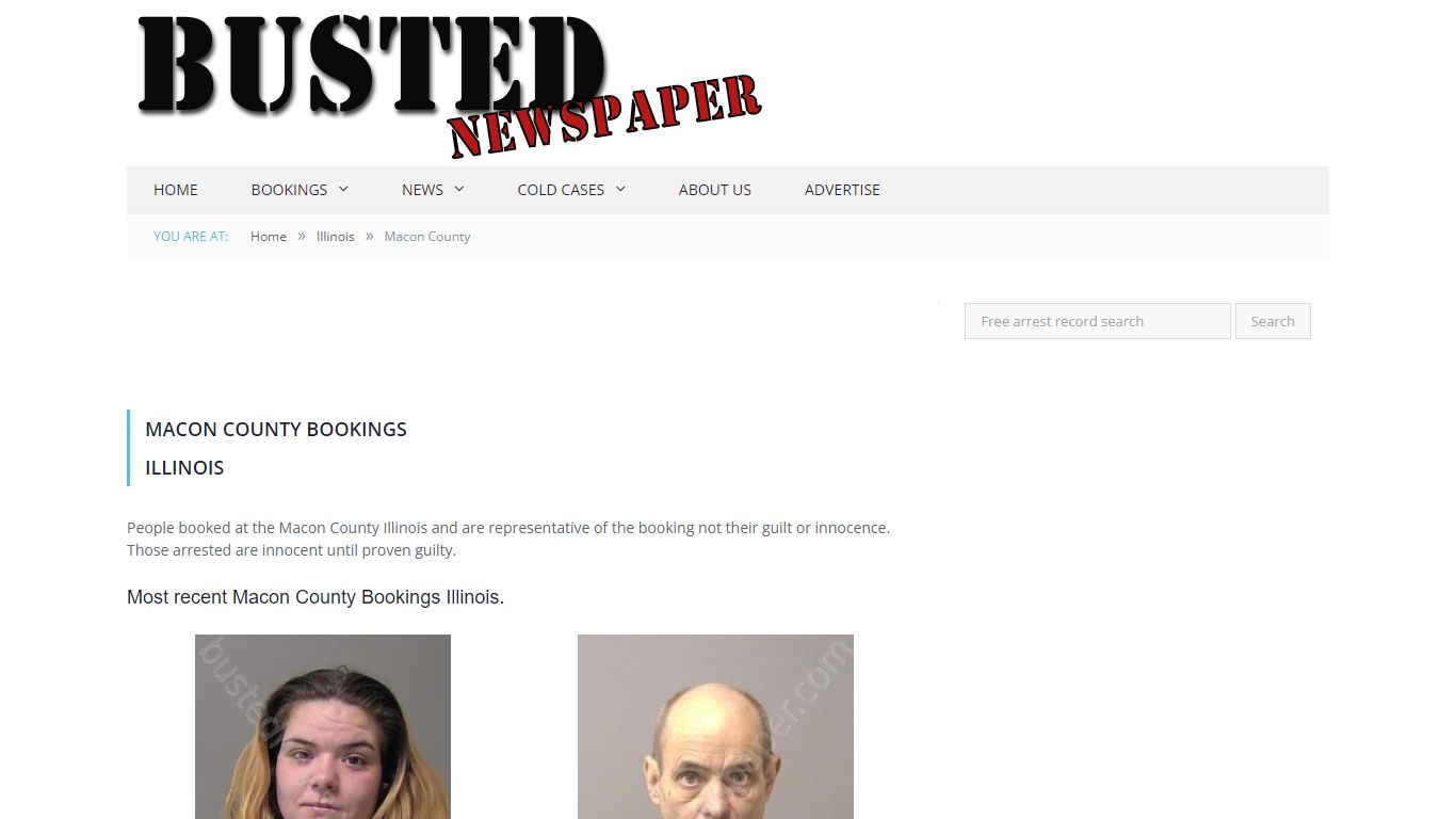 Macon County, IL Mugshots - BUSTEDNEWSPAPER.COM